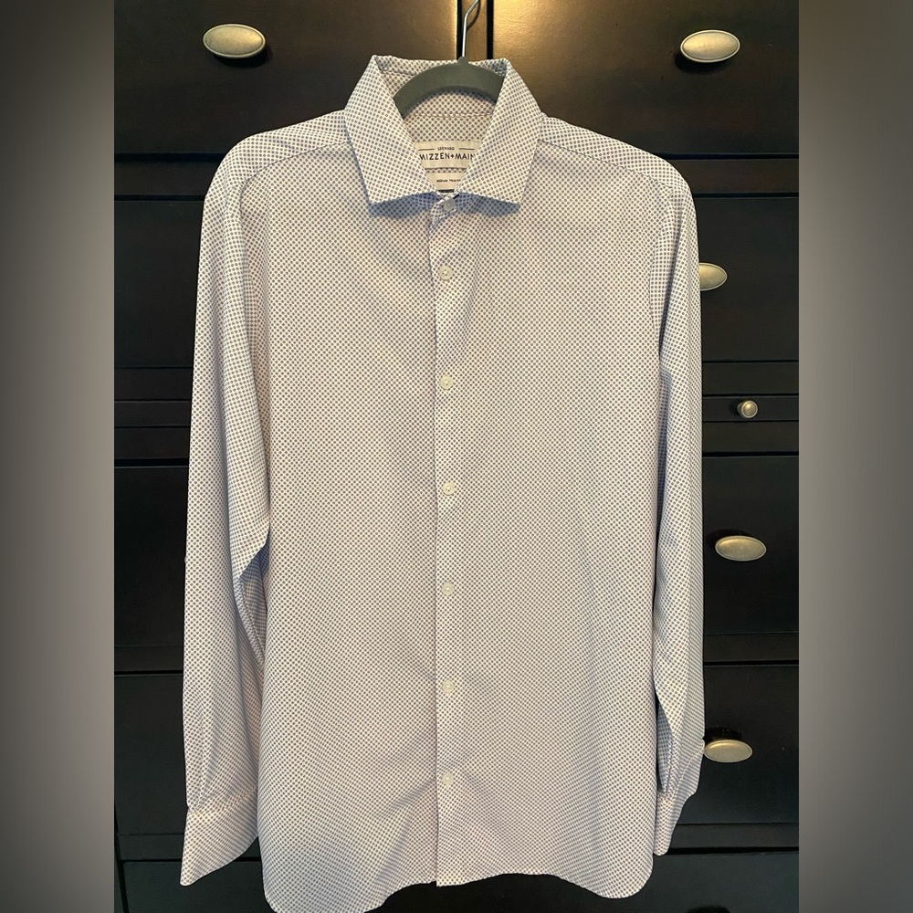 Mizzen+Main medium trim fit dress shirt